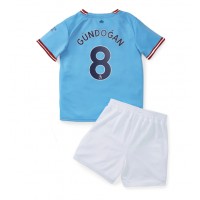 Manchester City Ilkay Gundogan #8 Fotballklær Hjemmedraktsett Barn 2022-23 Kortermet (+ korte bukser)